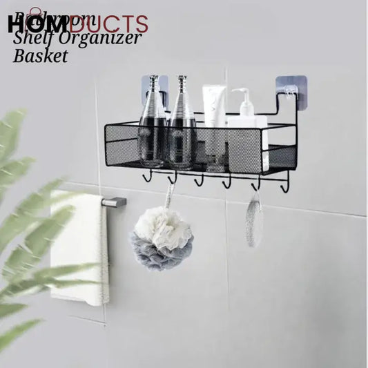 Self Adhesive Iron Shelf With Hook (premium quality)