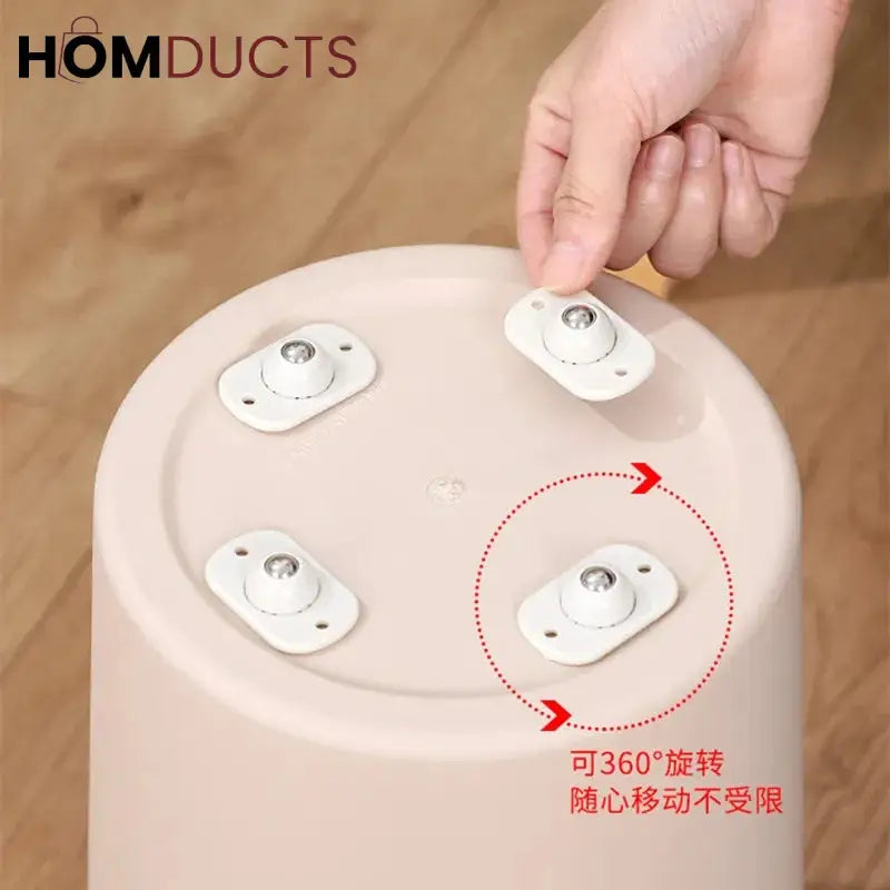 Self-Adhesive Pulley Rotating Wheels