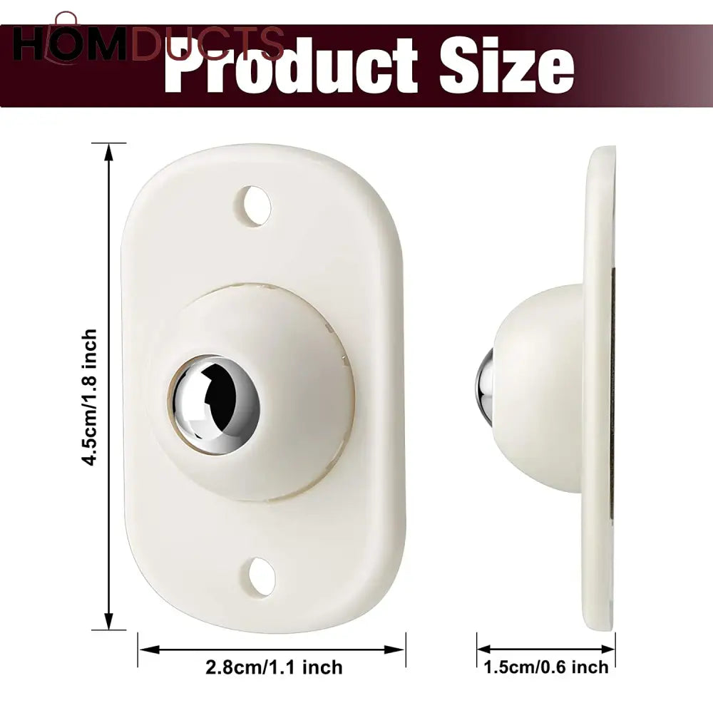 Self-Adhesive Pulley Rotating Wheels