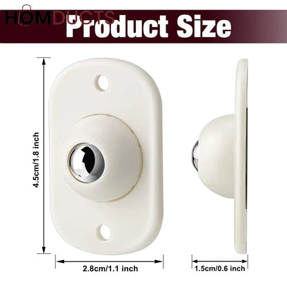 Self-Adhesive Pulley Rotating Wheels