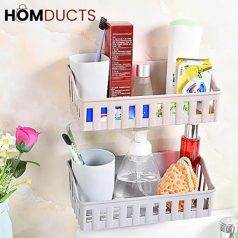 Self-adhesive Wall Mounted Rack