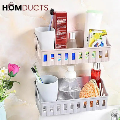 Self-adhesive Wall Mounted Rack