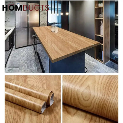 Self adhesive wooden sheets