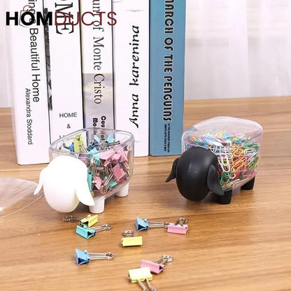 Sheep Shape Cotton Swab And Multipurpose Holder