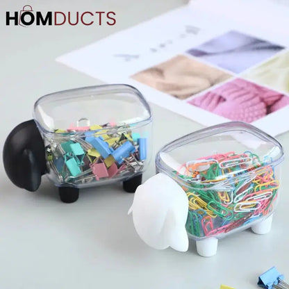 Sheep Shape Cotton Swab And Multipurpose Holder