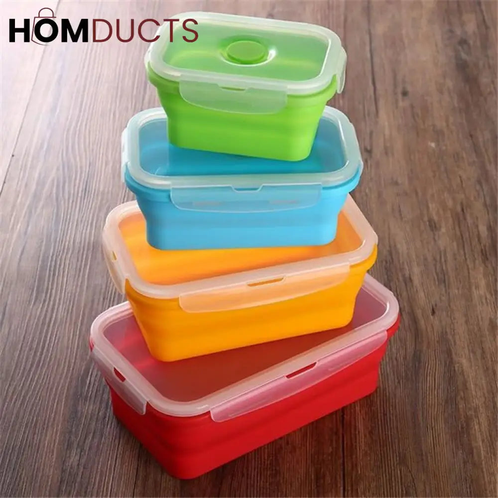 Silicone Collapsible 3Pcs Food Container