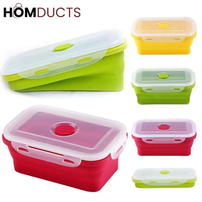 Silicone Collapsible 3Pcs Food Container