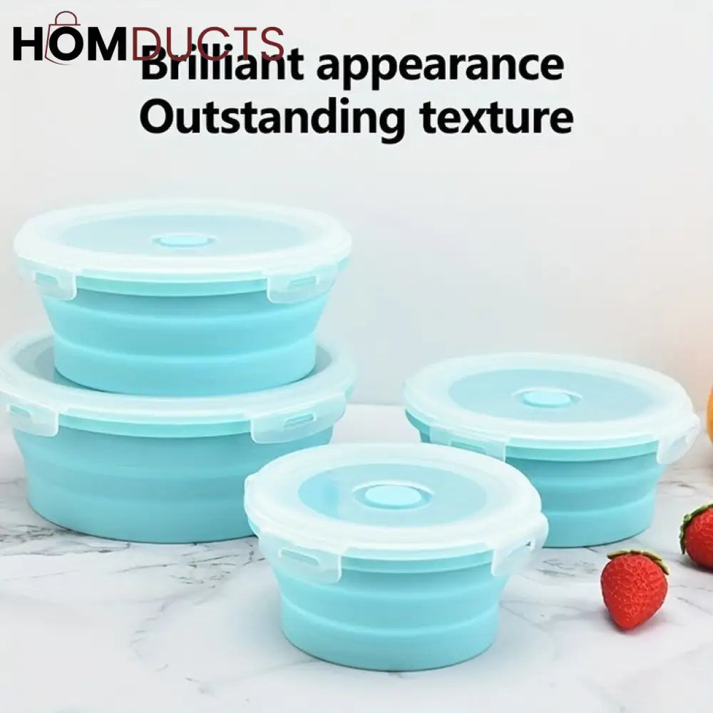 Silicone Collapsible Bowl Set (4pcs)