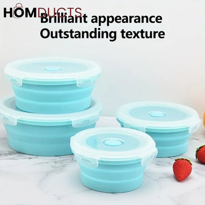 Silicone Collapsible Bowl Set (4pcs)
