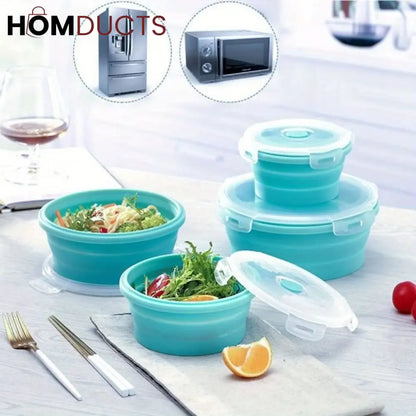 Silicone Collapsible Bowl Set (4pcs)