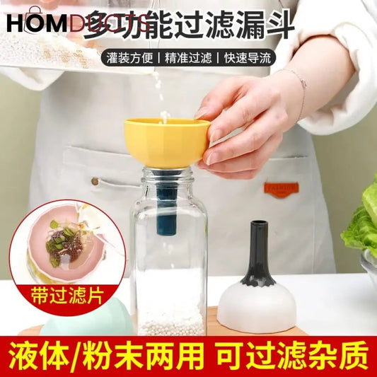Silicone filter funnel