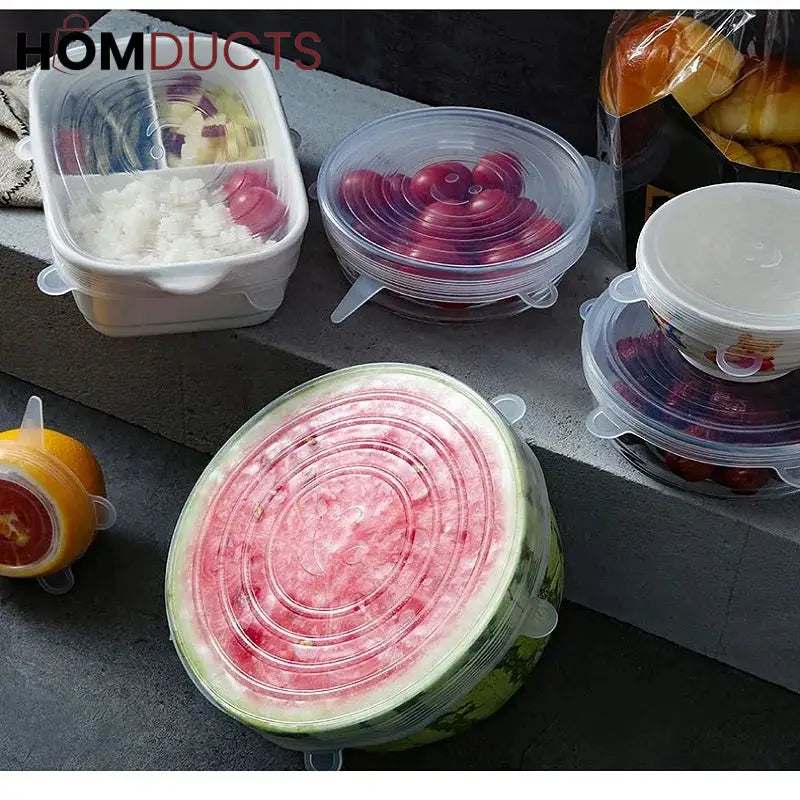 Silicone Lids (Pack Of Six)