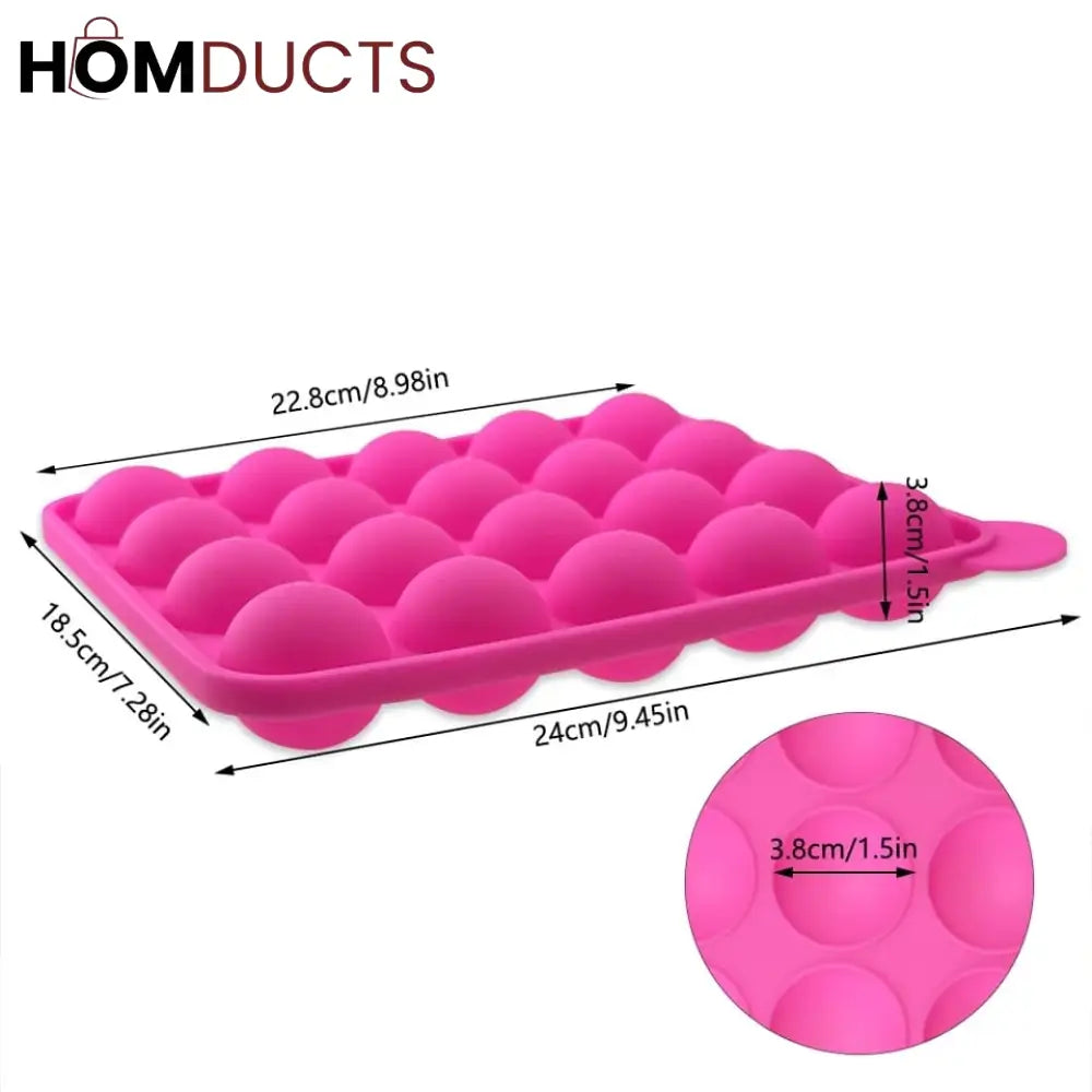 Silicone lollypop Mold With Sticks