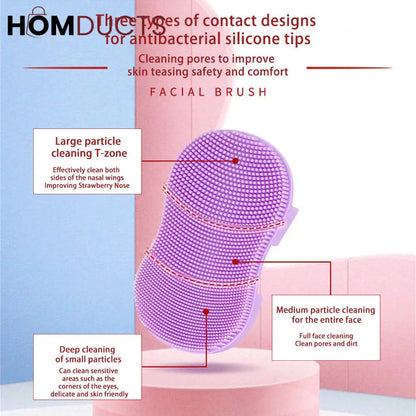 Silicone Mini Face Cleanser Brush