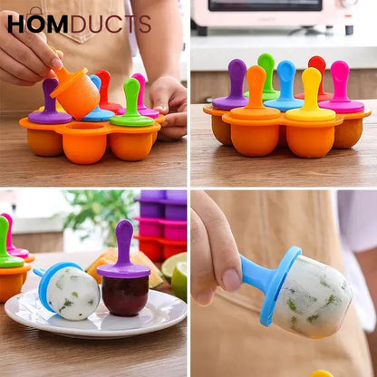 Silicone Popsicle Mold