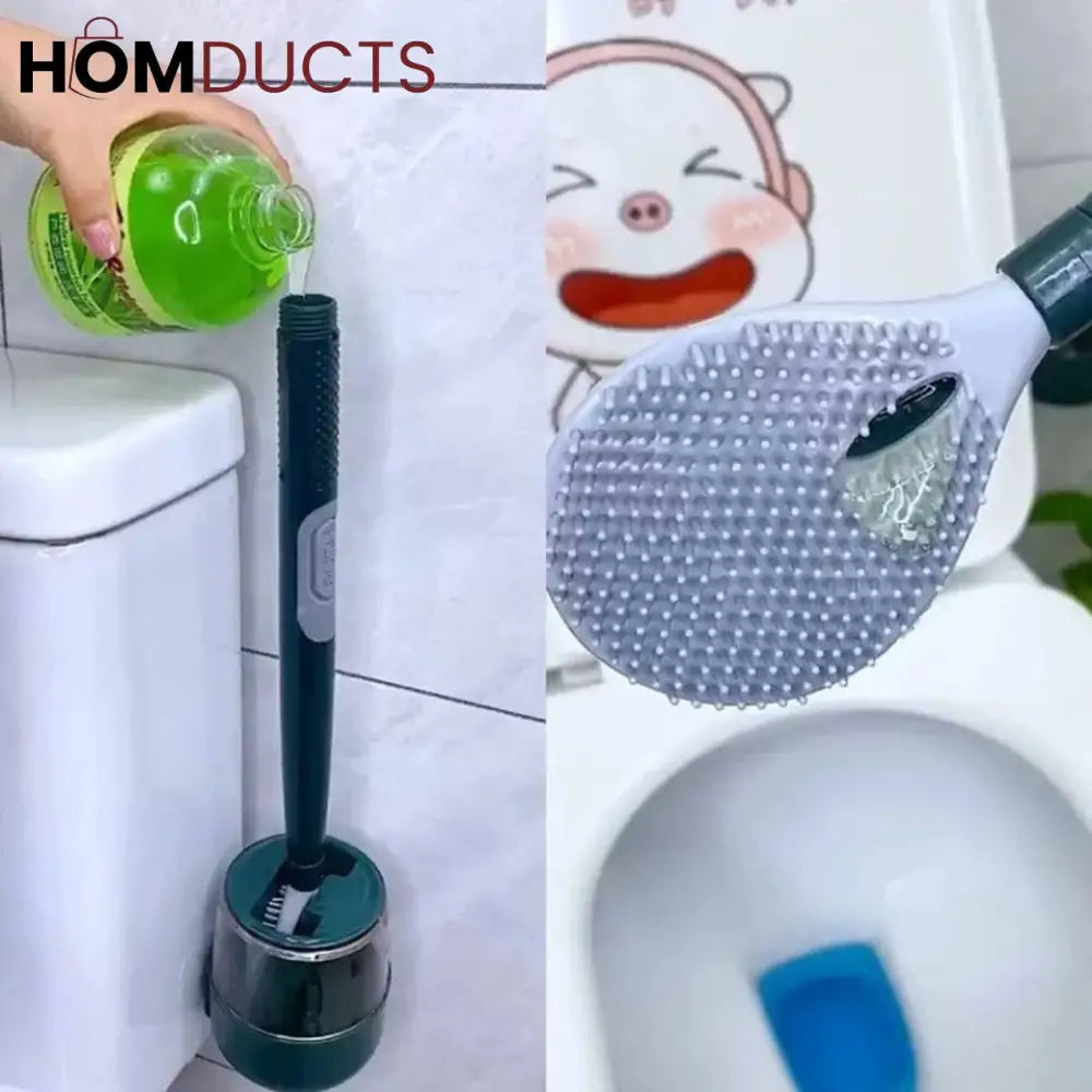 Silicone Soap Dispensing Toilet Brush