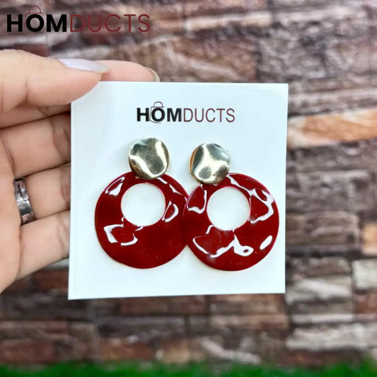 Simple Hollow Earings
