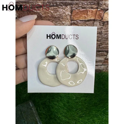 Simple Hollow Earings