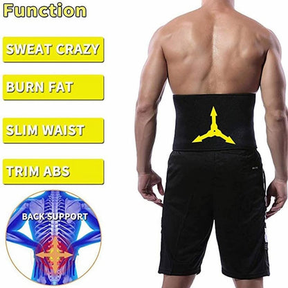 Slimming Sweet Sweat Belt Hot shaper waist trimmer Belt For Men & Women