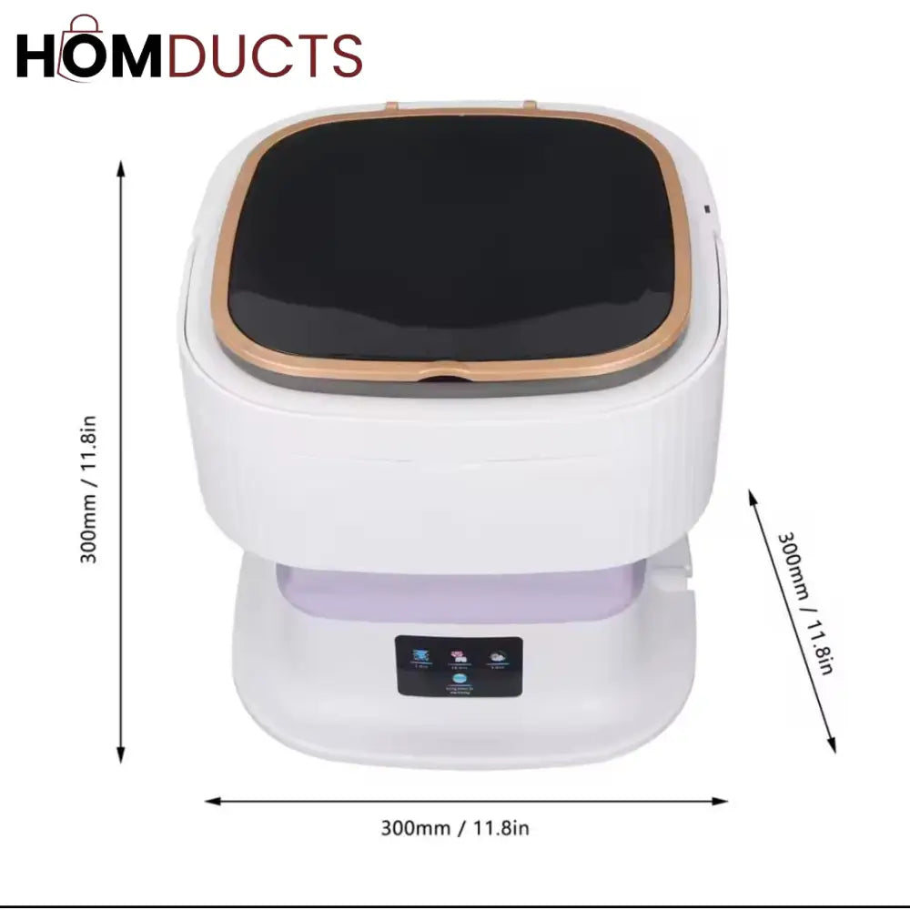 Smart Foldable 11L Mini Washing Machine – Portable Collapsible Washer for Small Loads