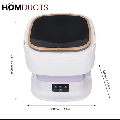 Smart Foldable 11L Mini Washing Machine – Portable Collapsible Washer for Small Loads