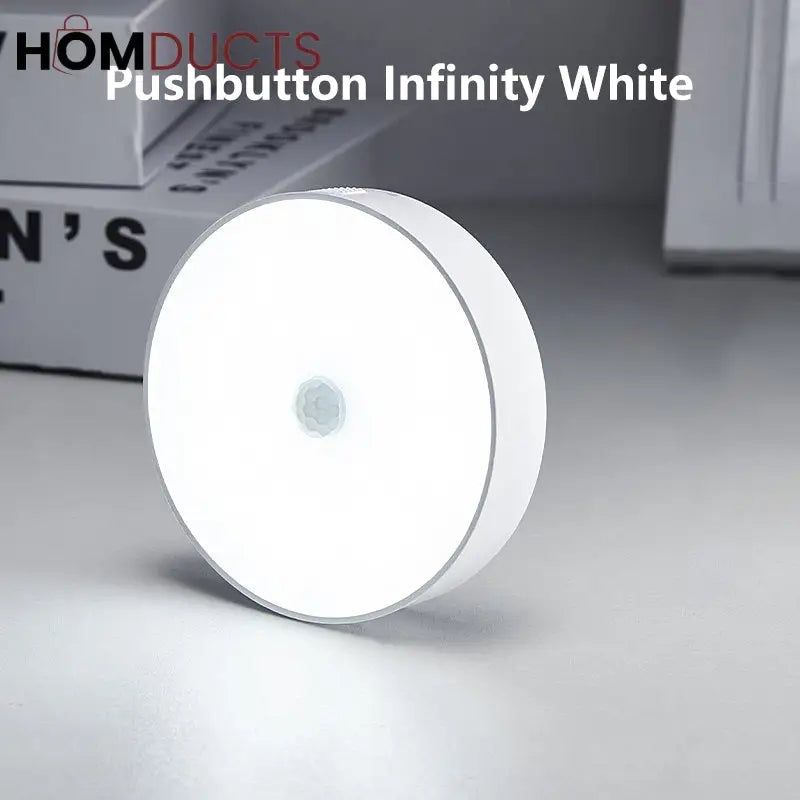 Smart Motion Sensor LED Night Light - USB Rechargeable for Bedroom, Hallway & Kitchen