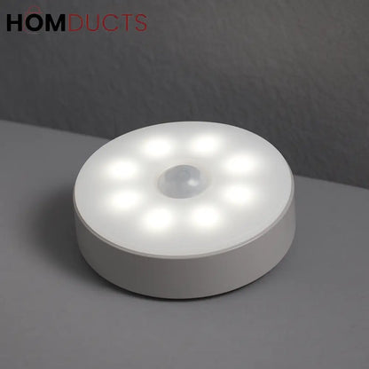 Smart Motion Sensor LED Night Light - USB Rechargeable for Bedroom, Hallway & Kitchen