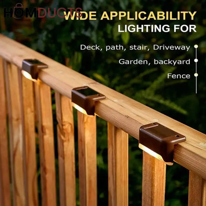 Solar Led Waterproof Light For Stairs And Outdoor (Pack Of 4)