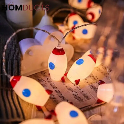Space Ship Style Fiery Light