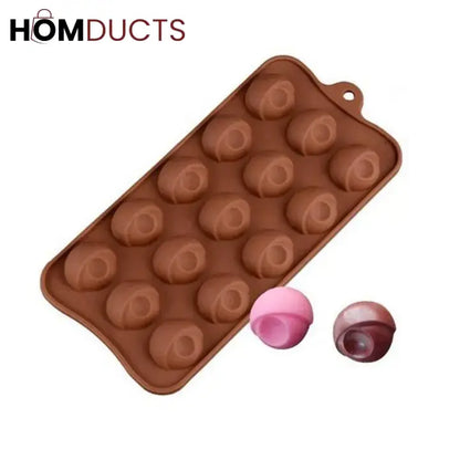 Spooky Eye Ball Silicone Chocolate Mold - 15 Cavity DIY Baking