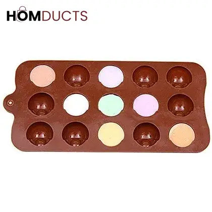 Spooky Eye Ball Silicone Chocolate Mold - 15 Cavity DIY Baking