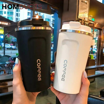 Stainless Steel Coffee Cup With Temperature Display