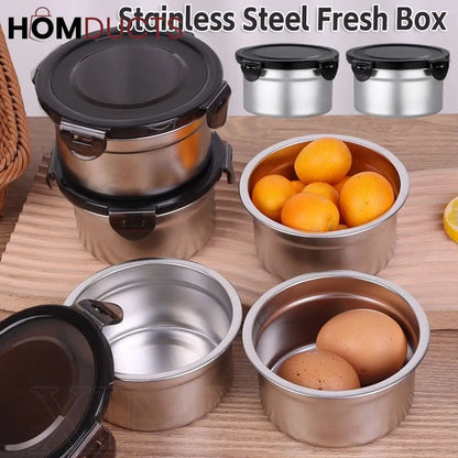 Stainless Steel Food Container Set (Premium Quality)