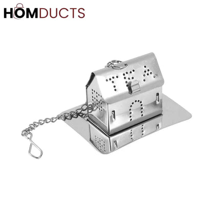 Stainless Steel House-Shaped Tea Infuser – Reusable Loose Leaf Tea Strainer