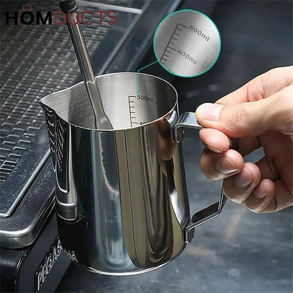 Stainless Steel Milk Frothing Pitcher 500ml