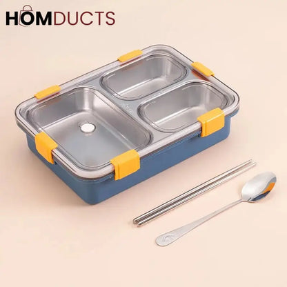 Stainless Steel Portable lunch Box (Heavy Quality)