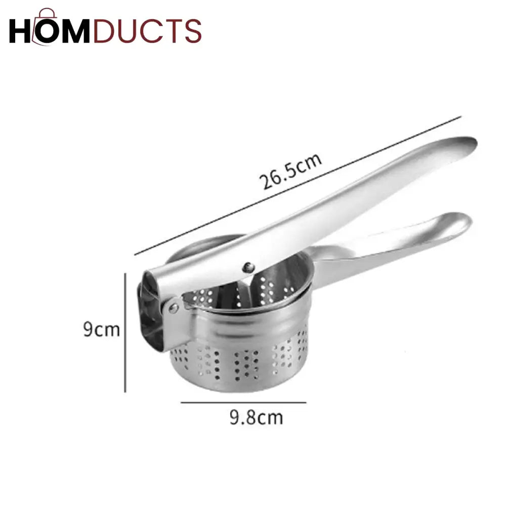 Stainless Steel Potato Masher And Manual Juicer Squeezer