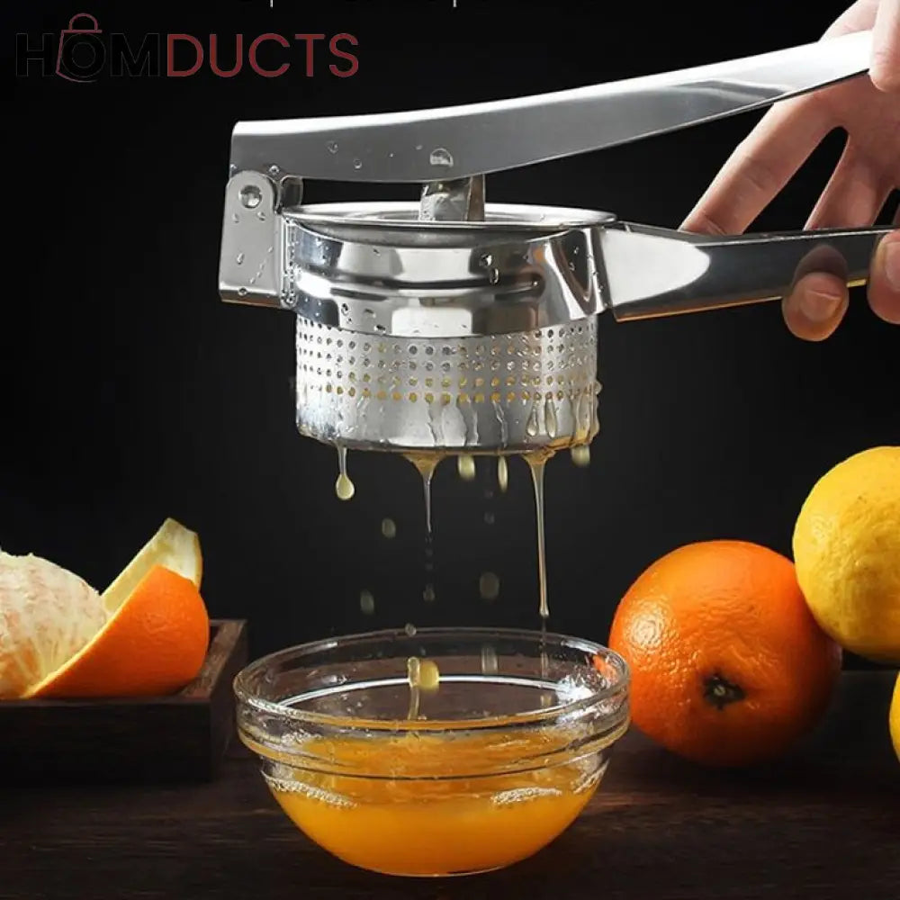 Stainless Steel Potato Masher And Manual Juicer Squeezer