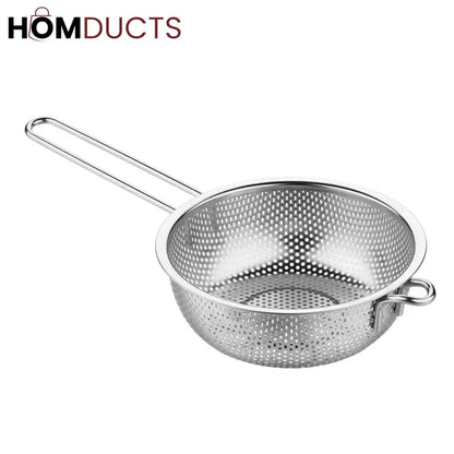 Stainless Steel Rice Strainer With handle
