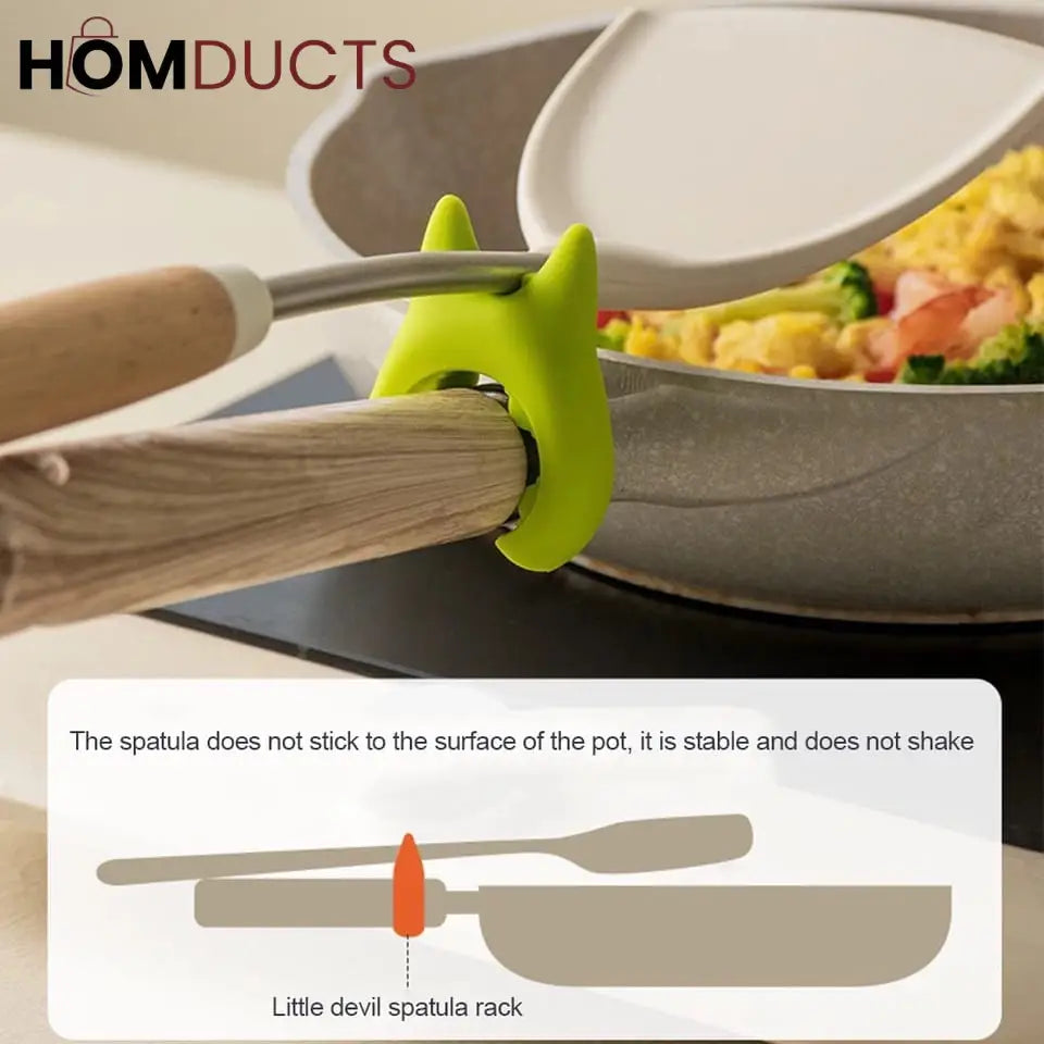 Stainless Steel Spoon Rest And Pot Lid Holder (4pcs)