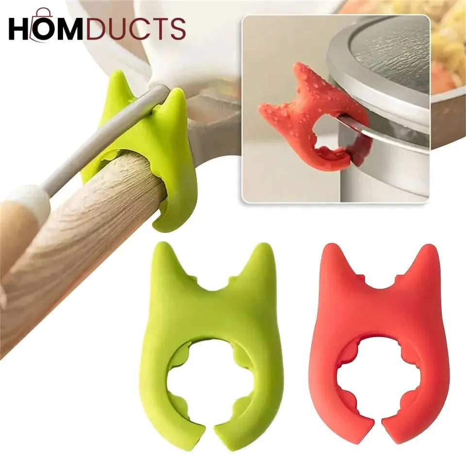 Stainless Steel Spoon Rest And Pot Lid Holder (4pcs)