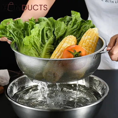 Stainless Steel Strainer Set (5pcs)