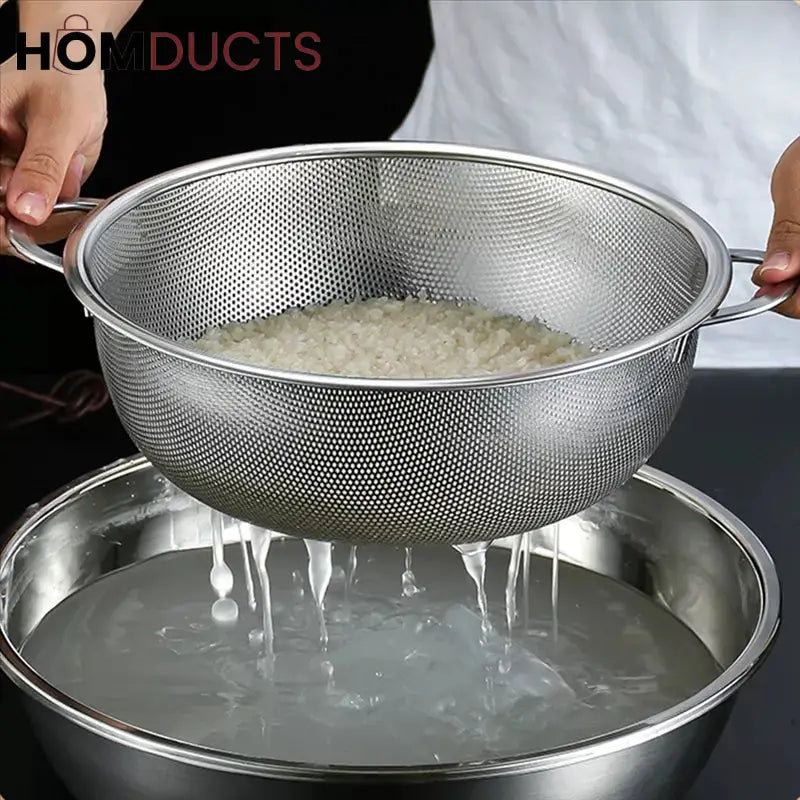 Stainless Steel Strainer Set (5pcs)