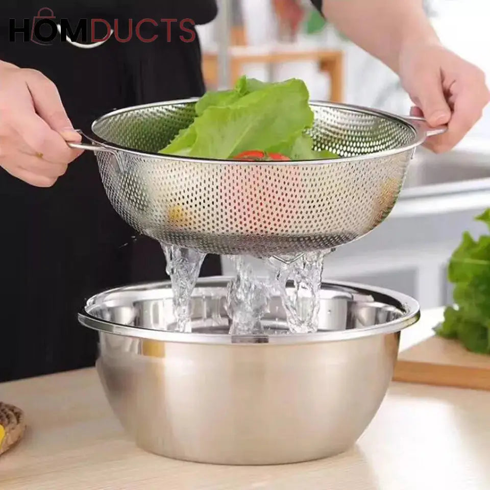 Stainless Steel Strainer Set (5pcs)