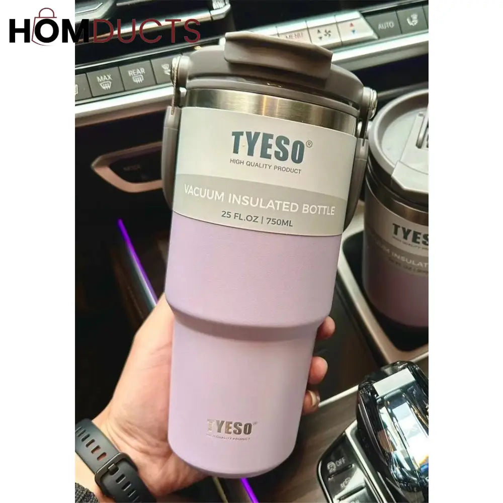 Stainless Steel Tumbler With Straw (750ml)