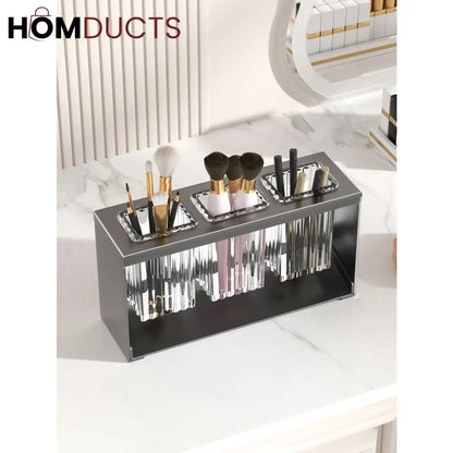 Stainless Steel Utensil Holder for Kitchen Countertop – Modern Cutlery Drying Rack with Drainage for Spoons, Forks, and Knives