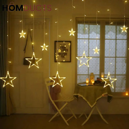 Star Led Curtain String light