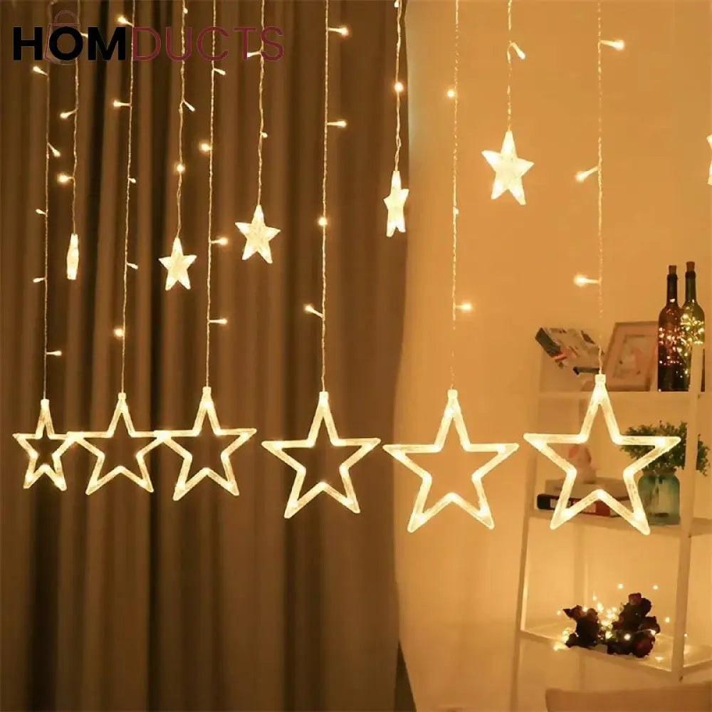 Star Led Curtain String light