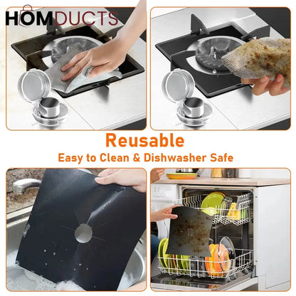Stove Protection Sheets (4pcs)