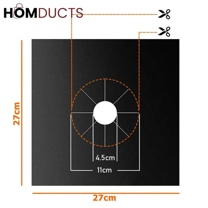 Stove Protection Sheets (4pcs)